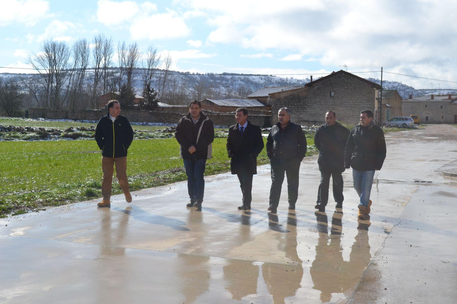 Visita del Presidente de la Diputación de Burgos